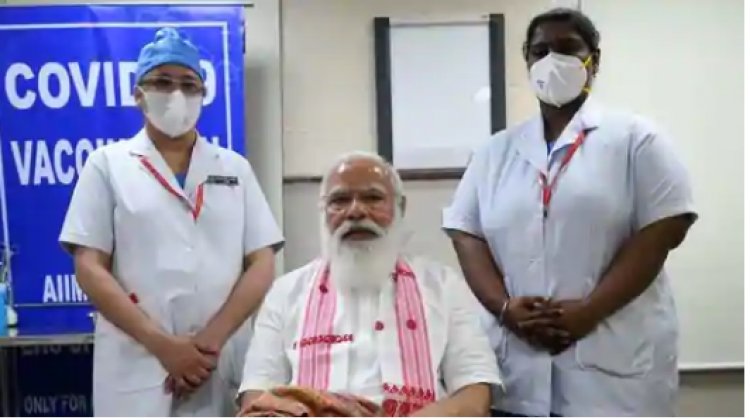 പ്രധാനമന്ത്രി കോവിഡ് വാക്‌സിന്‍ സ്വീകരിച്ചു,മുതിര്‍ന്ന പൗരന്മാര്‍ക്കുള്ള കോവിഡ് വാക്‌സിന്‍ ഇന്നുമുതൽ