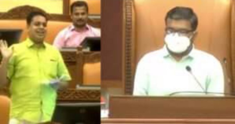 സഭയില്‍ മാസ്‌ക് ധരിക്കാതെ ഷംസീർ ; ശാസിച്ച് സ്പീക്കർ #ANShamseer #MBRajesh